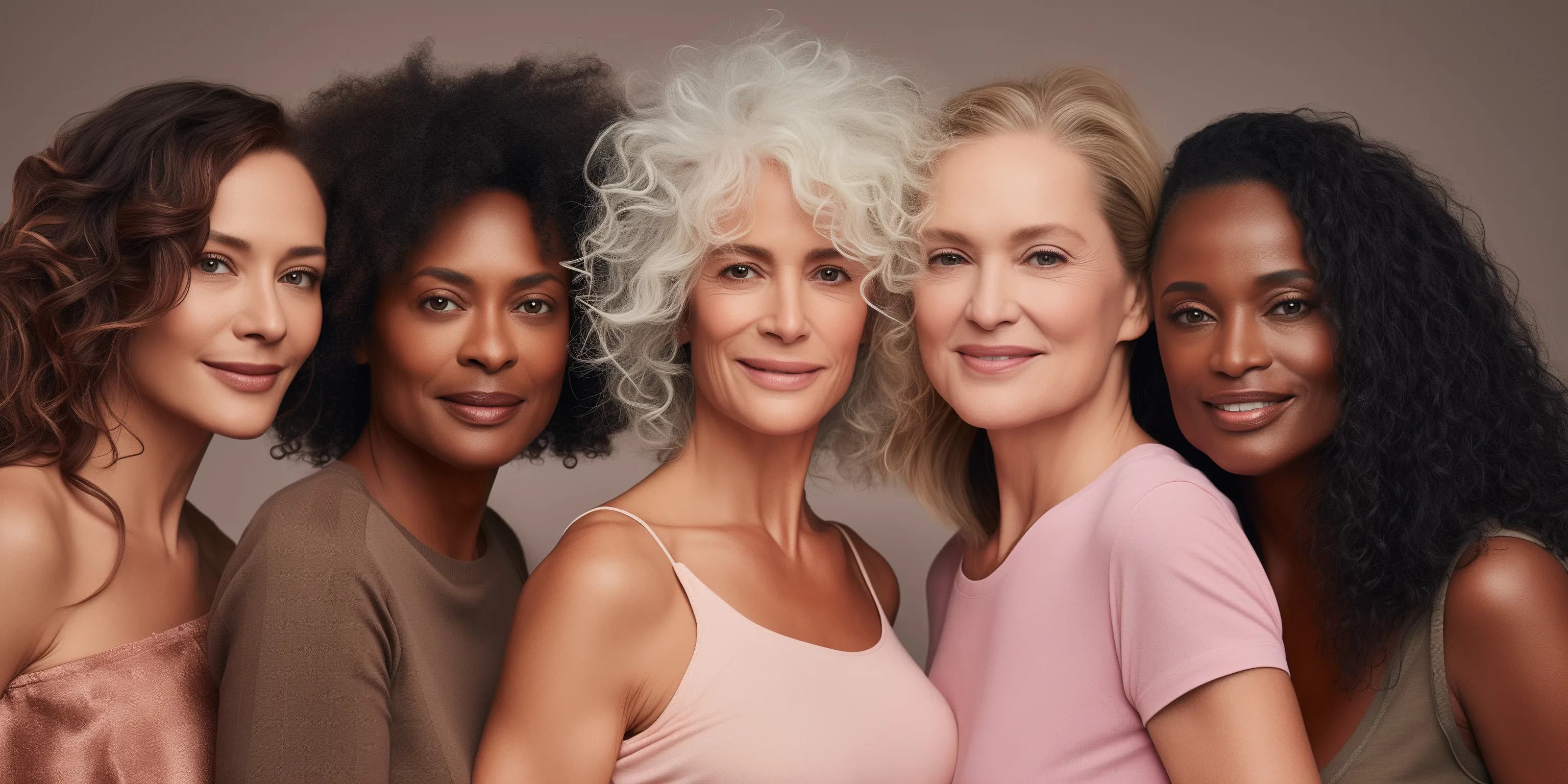 Women of different ages and skin tones, representing inclusive aesthetic care at Ensoul