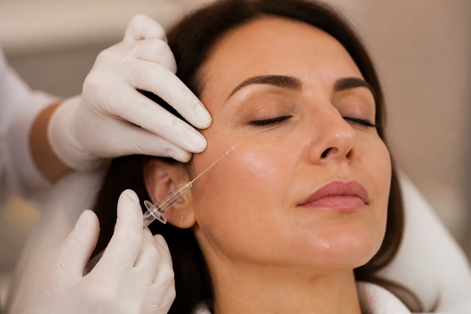 Dermal filler treatment areas