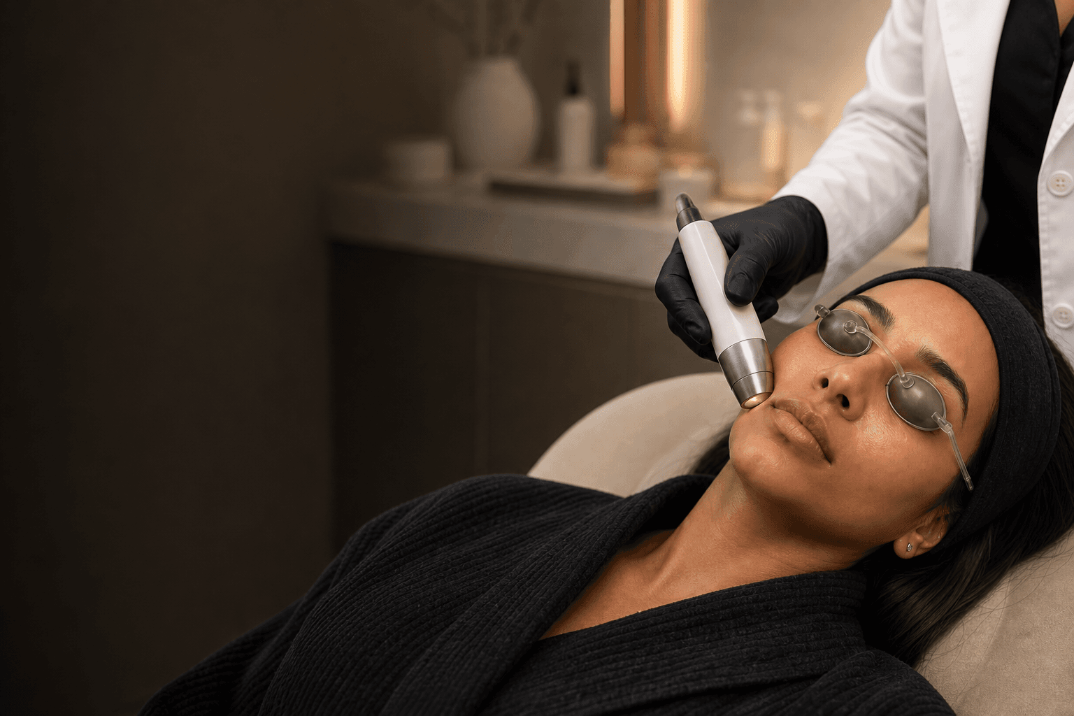 Eye rejuvenation treatment at Ensoul Aesthetics Calgary