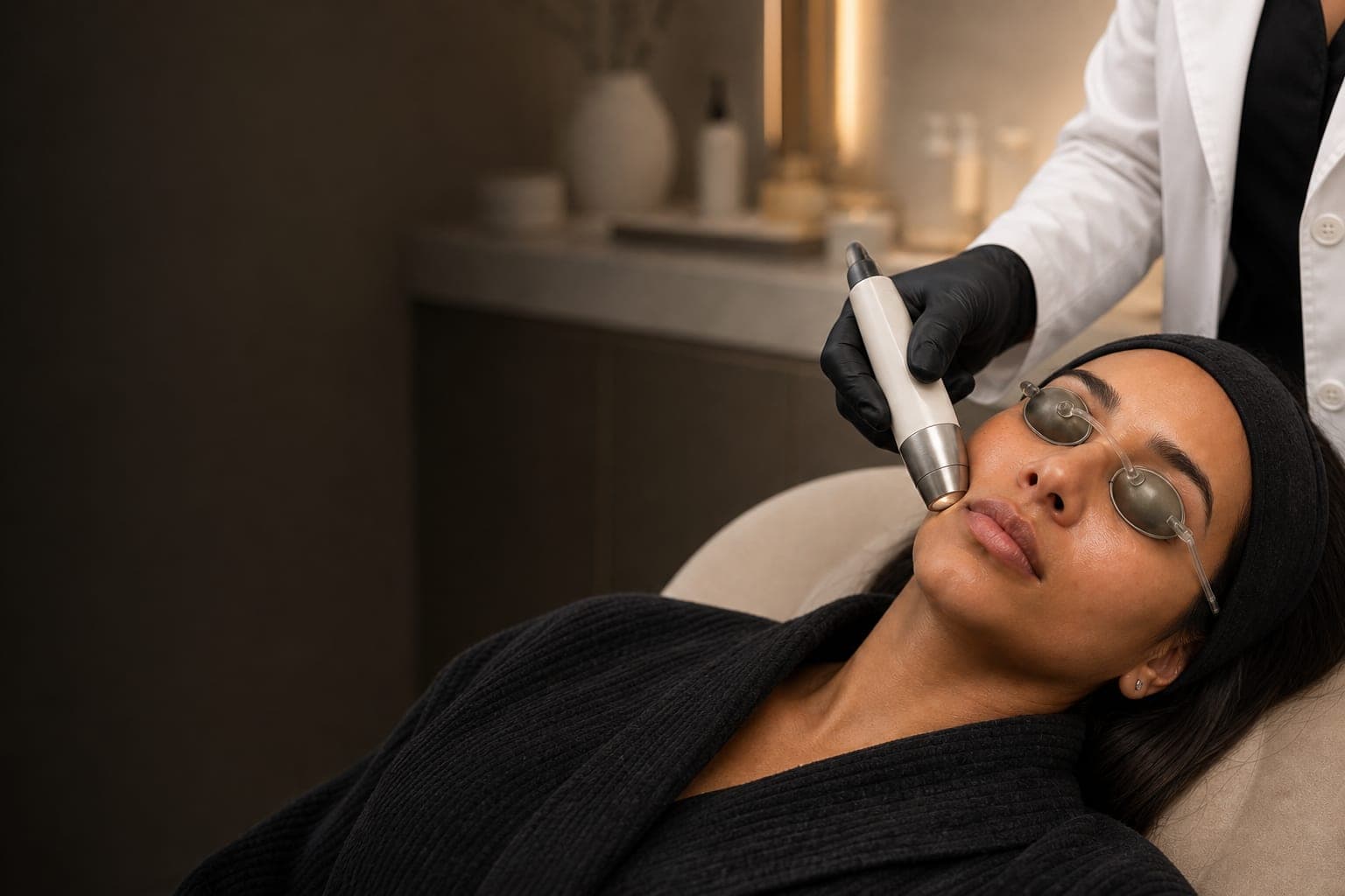 Eye rejuvenation treatment at Ensoul Aesthetics Calgary